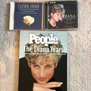 Diana Commemorative Book and CD Set